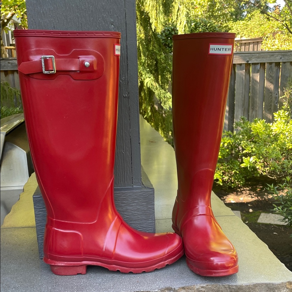 Hunter Classic Red Waterproof Boots